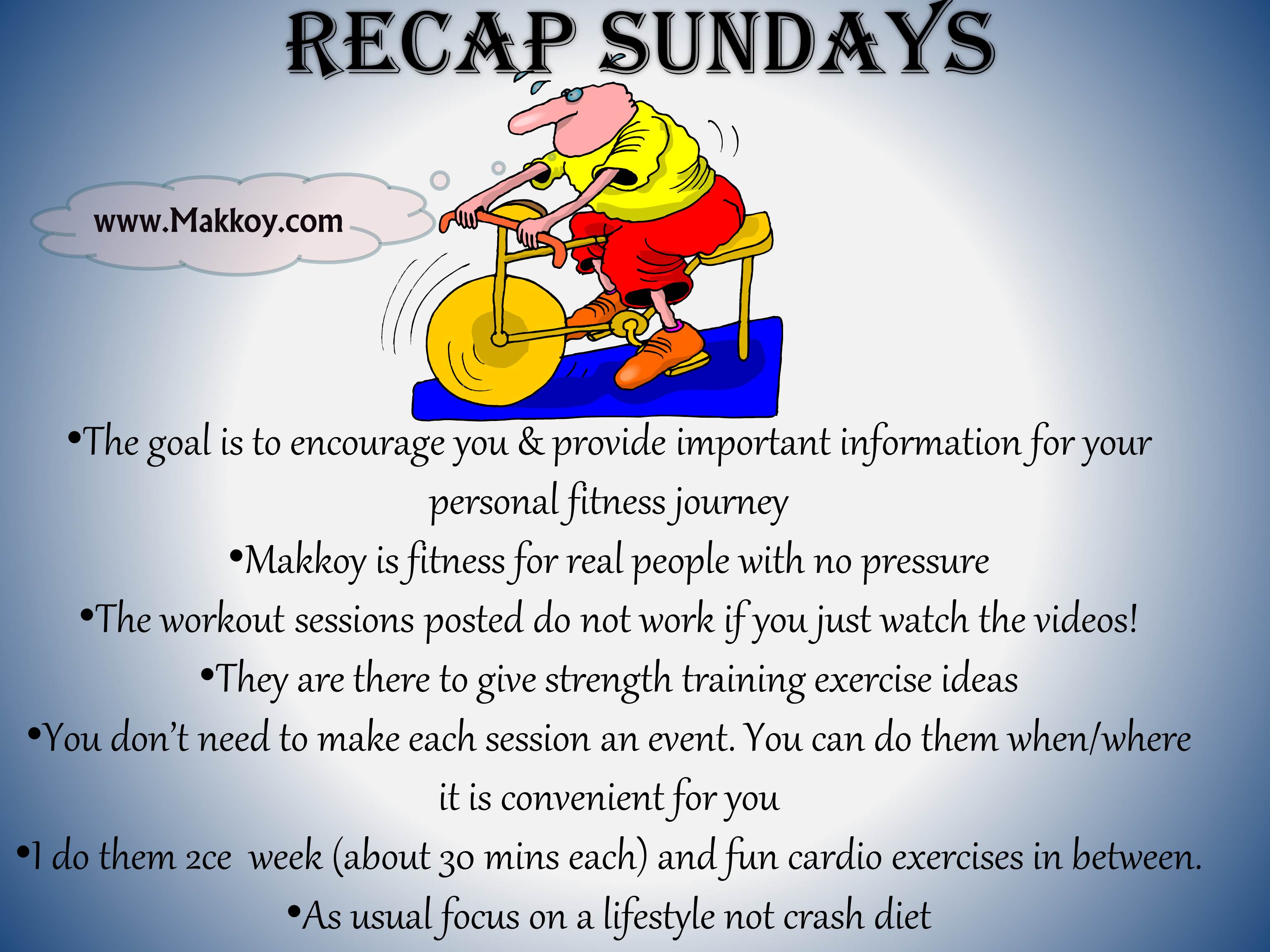 Recap Sundays 11-2